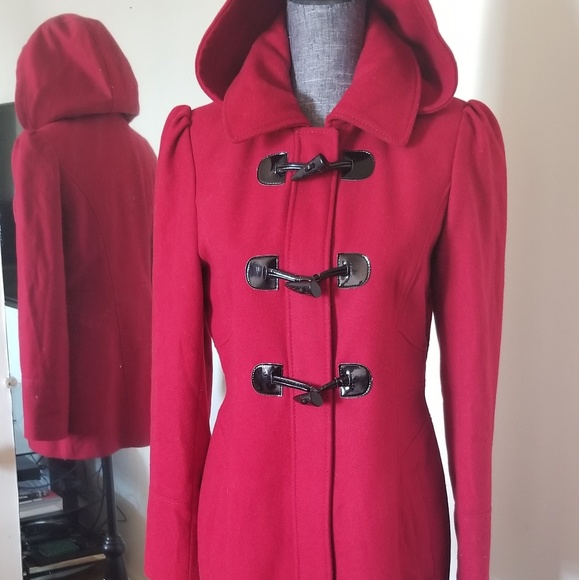 Vintage Red Guess Coat 29" Length - Picture 4 of 7